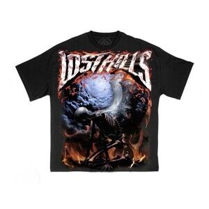 Lost Hills Black Cotton Short Sleeve LH6007 TSHIRT  Tee Size S Retail: $160